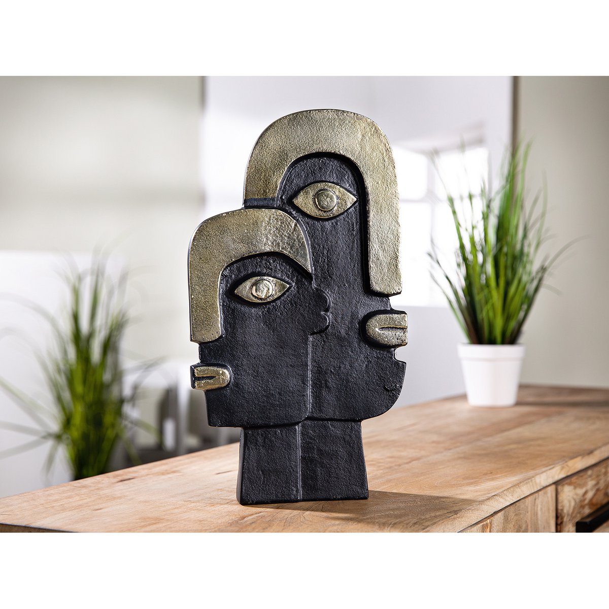 Aluminium Vase "Face"