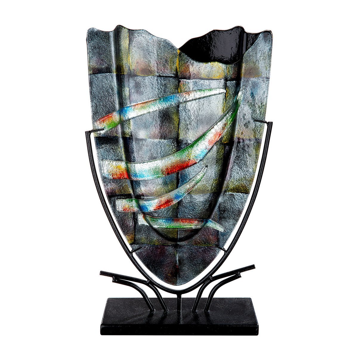 Glasart ovale Dekovase "Varosia"