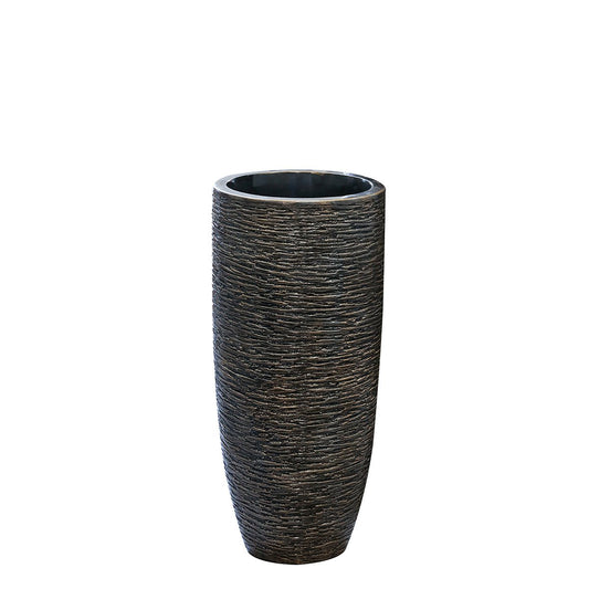 Poly/Fiberglas Pflanzgefäß "Giant" antik bronze H.75cm