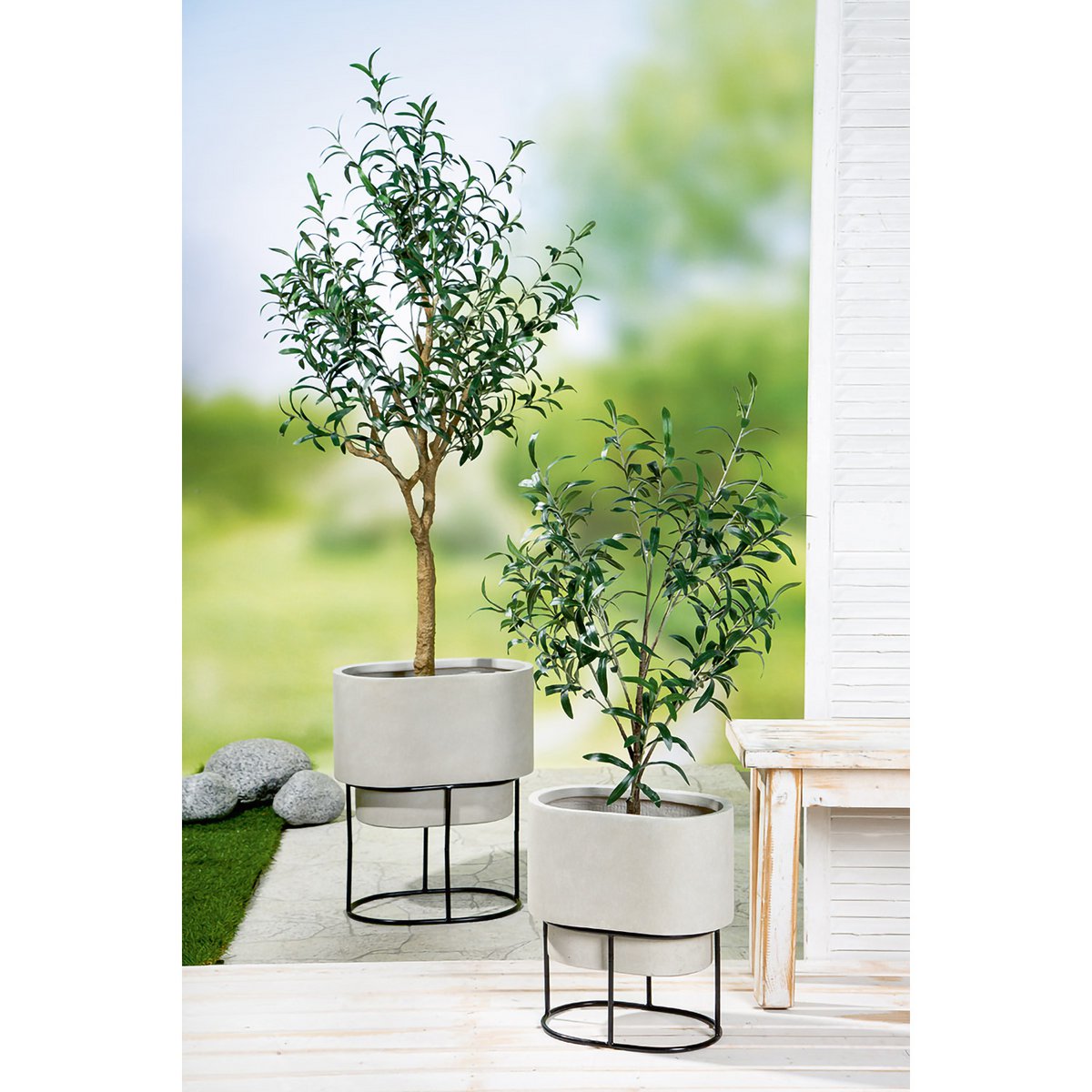 2er-Set Pflanztöpfe