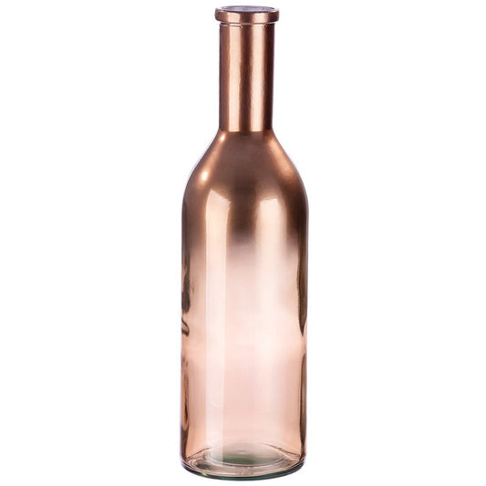 Glas Vase "Douro" Kupfer metallic