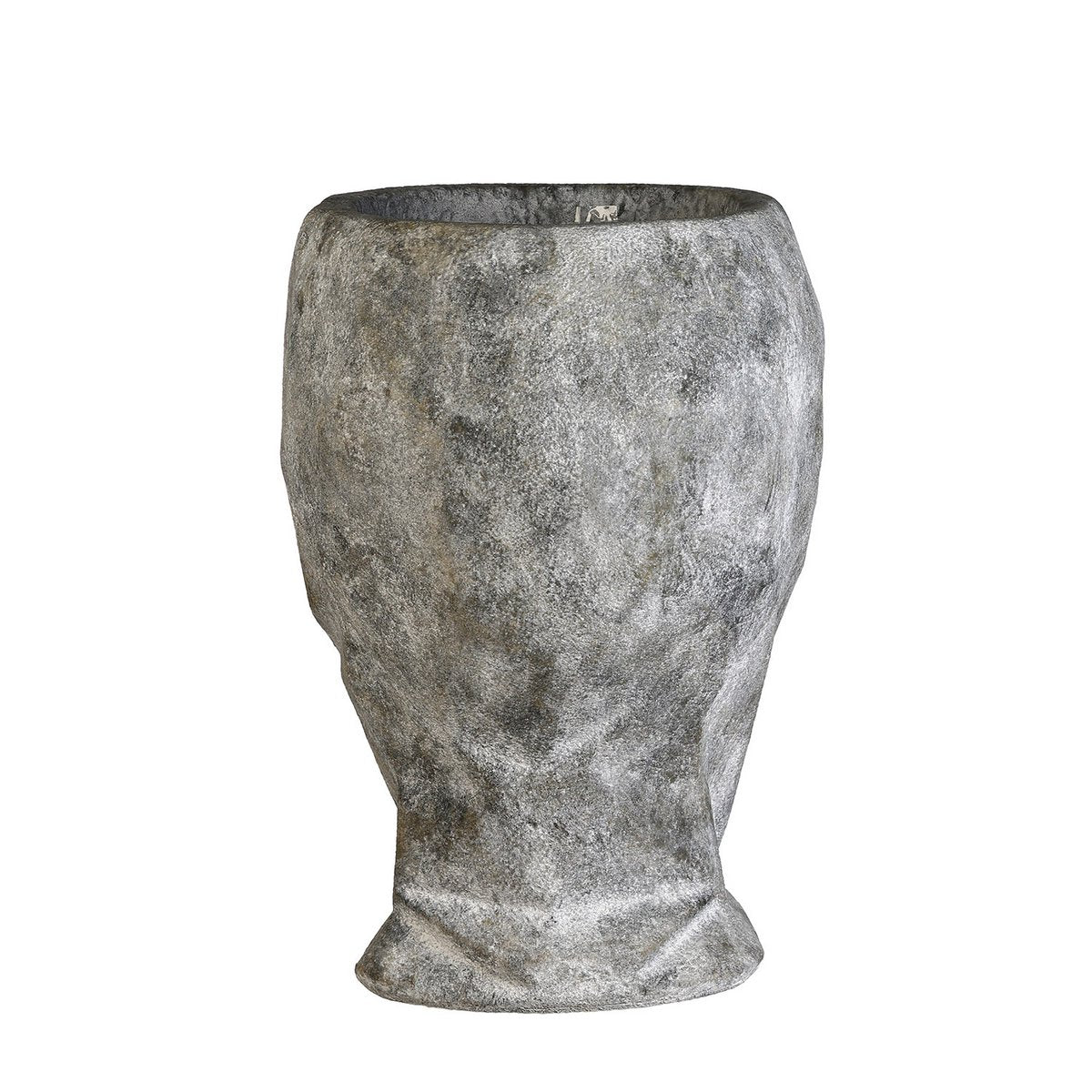 Magnesia Pflanzgefäß "Head" graubetonoptik H.45cm