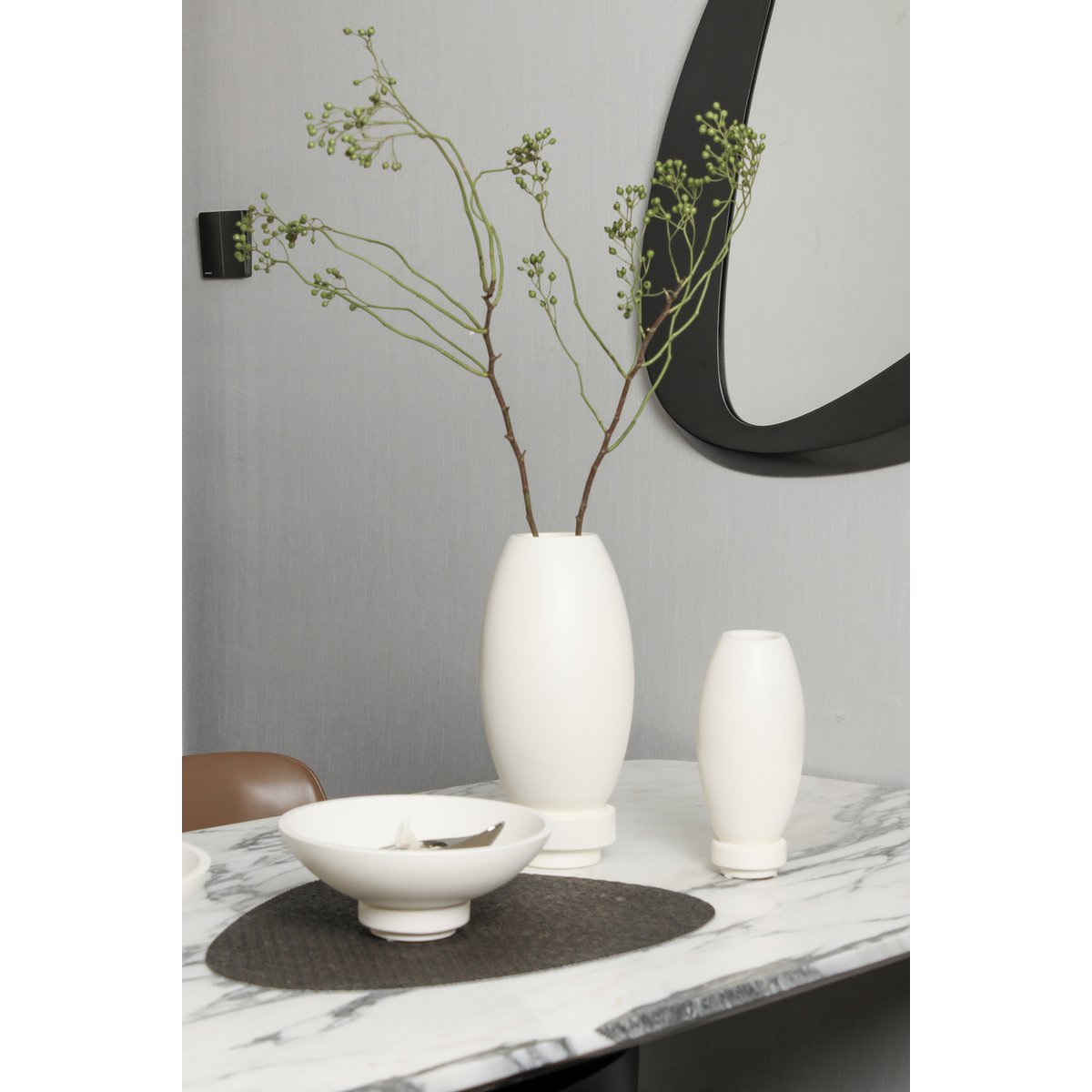 Moderne Nano-Zementvase, innovatives Design. RUD30WH