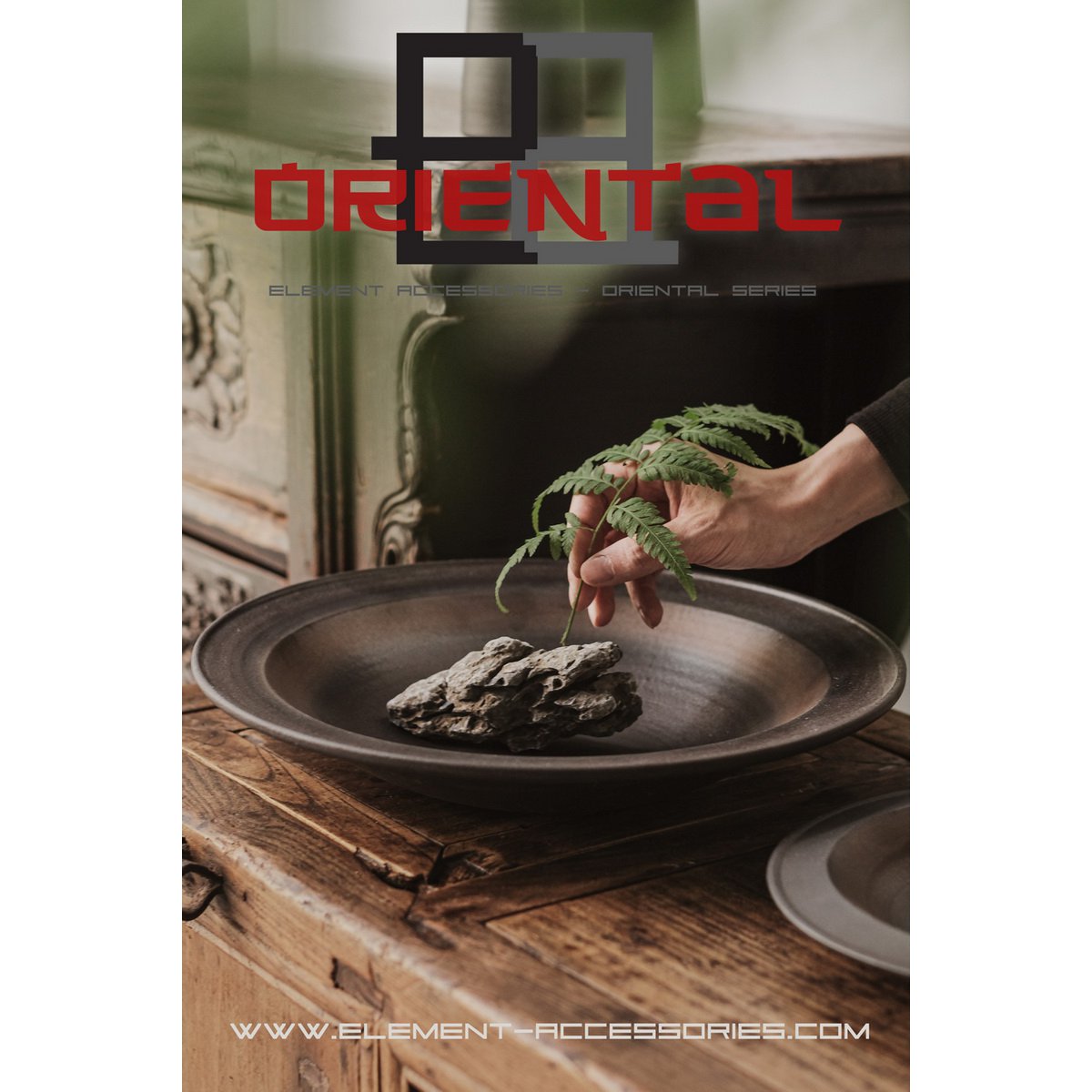 innovative, neue moderne flache Keramikschale East+West ULF04