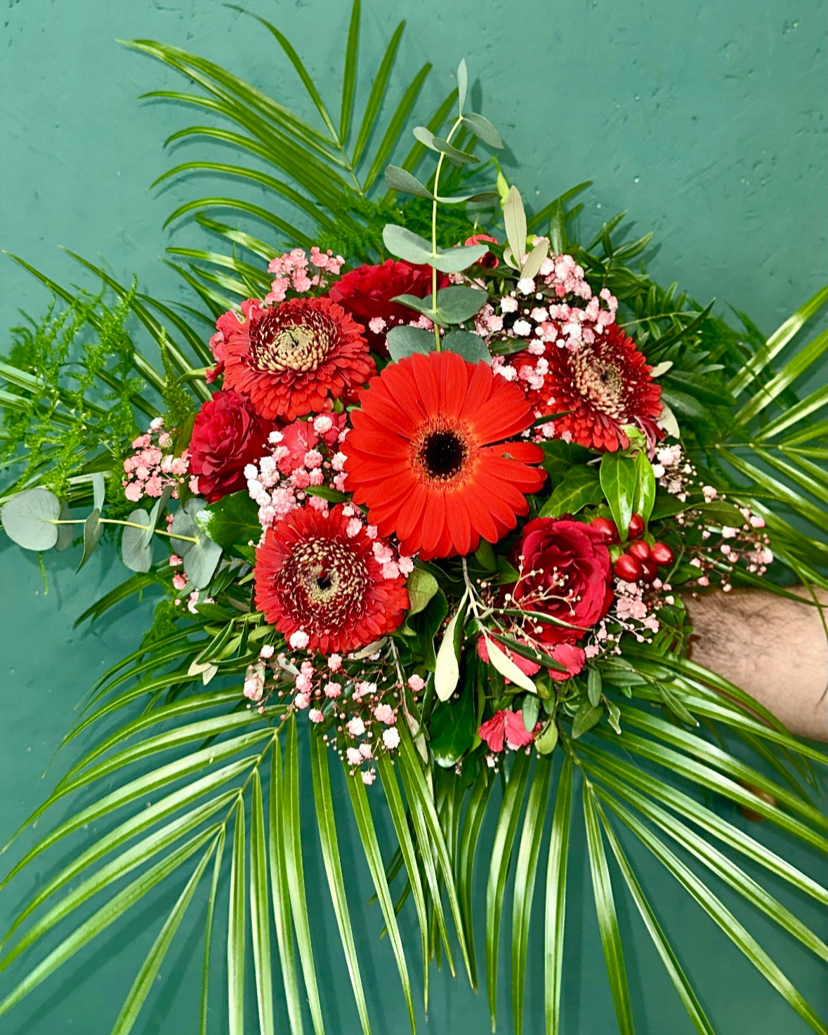 Rote Eleganz - Sommerstrauss - Classic Floral