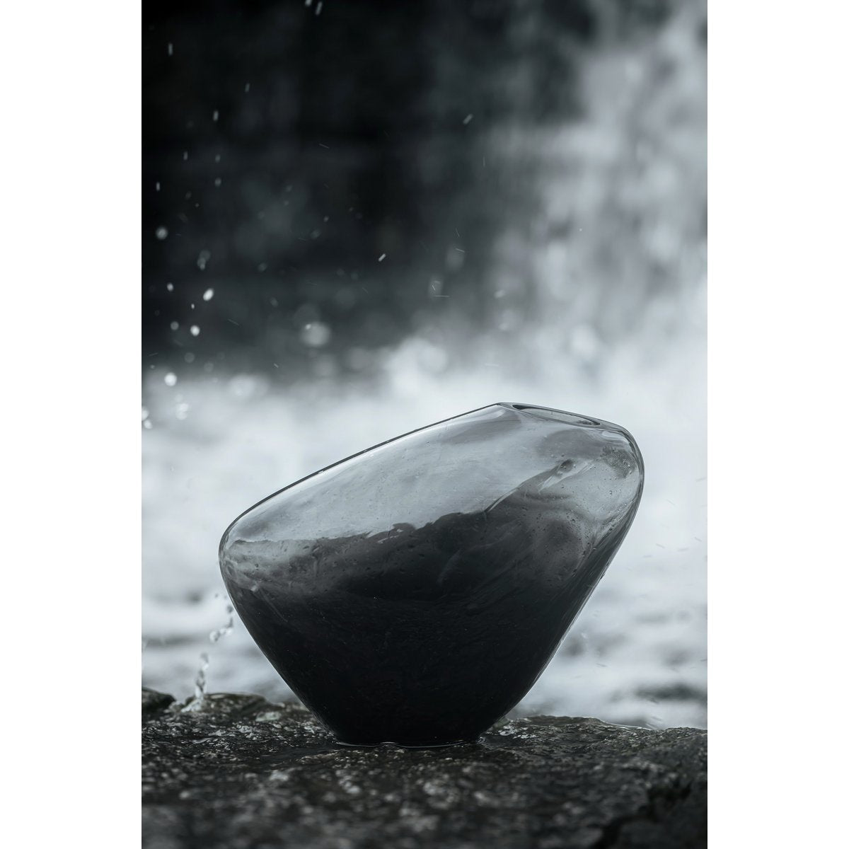 Moderne Vase, hochwertige organische Form, KOOKY16GR