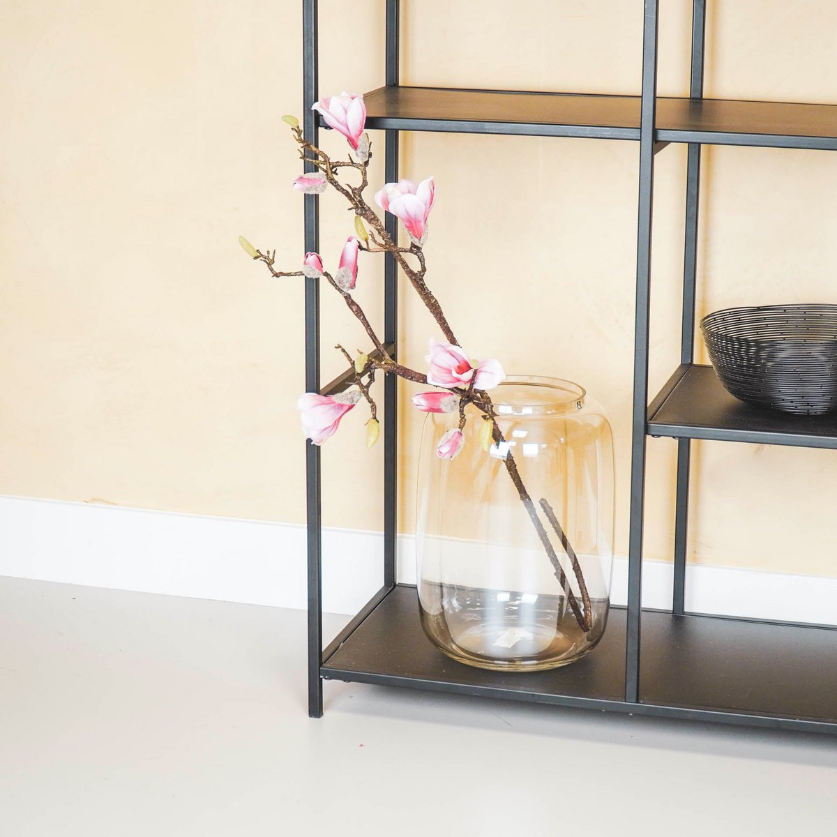 Vase - Groß - Glas - Braun - 25x35cm