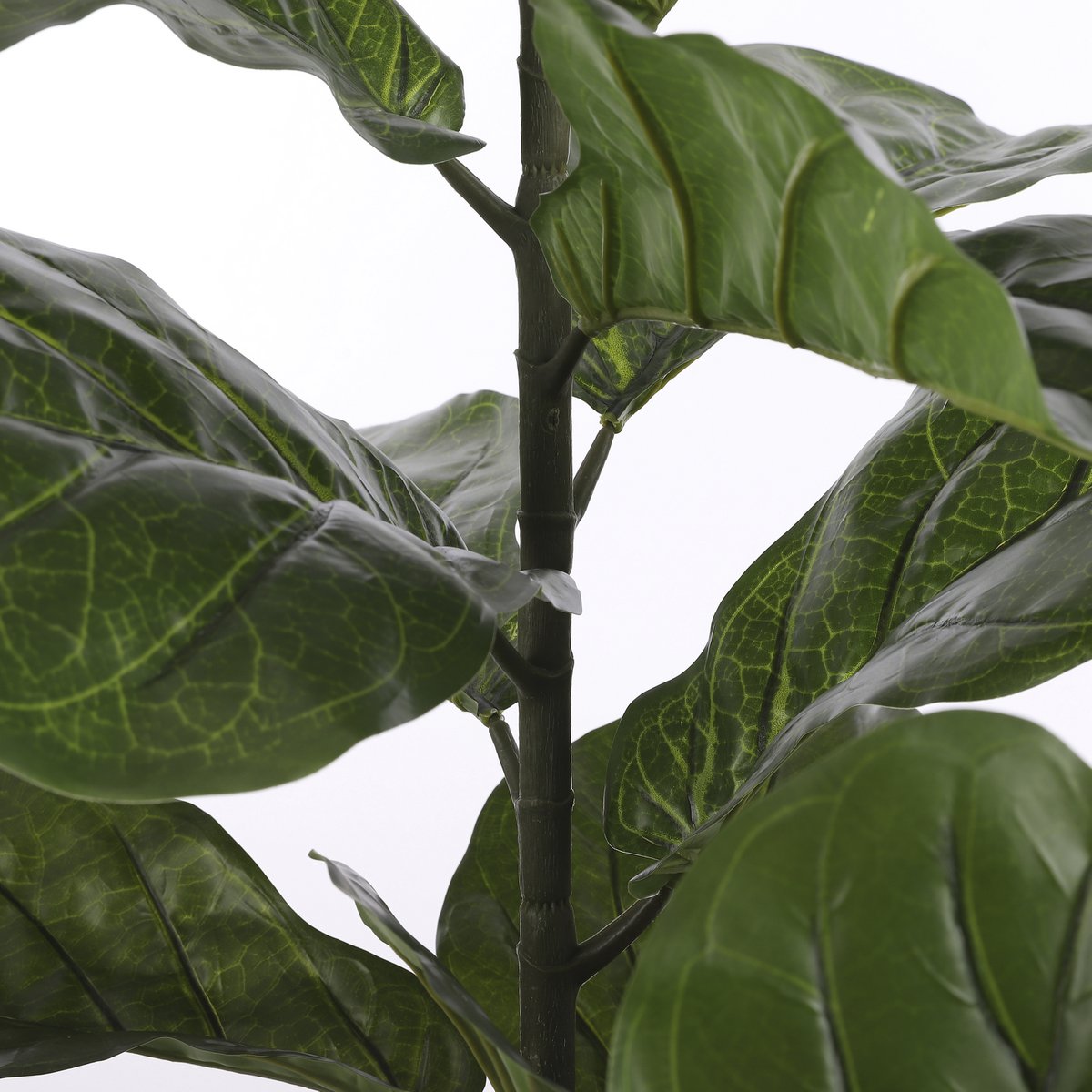 Kunstpflanze Ficus Lyrata - H120 x Ø60 cm - Grün