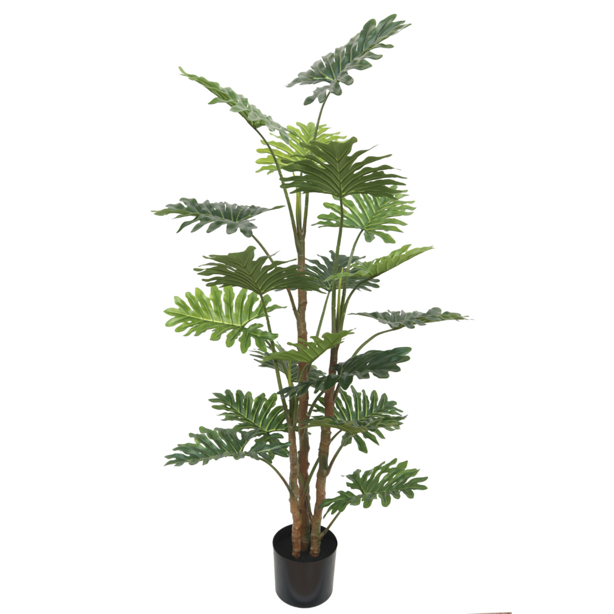 2 Stk. Kunstpflanze Philodendron (160 & 130 cm)