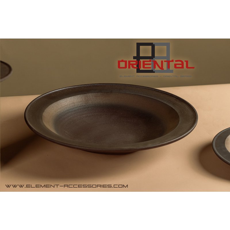 innovative, neue moderne flache Keramikschale East+West ULF04