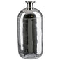 Kragenvase Disco silber H.35,5cm