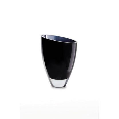 moderne Glasvase elegant dunkelblau, BULED25IB, 9mm Luxusglas