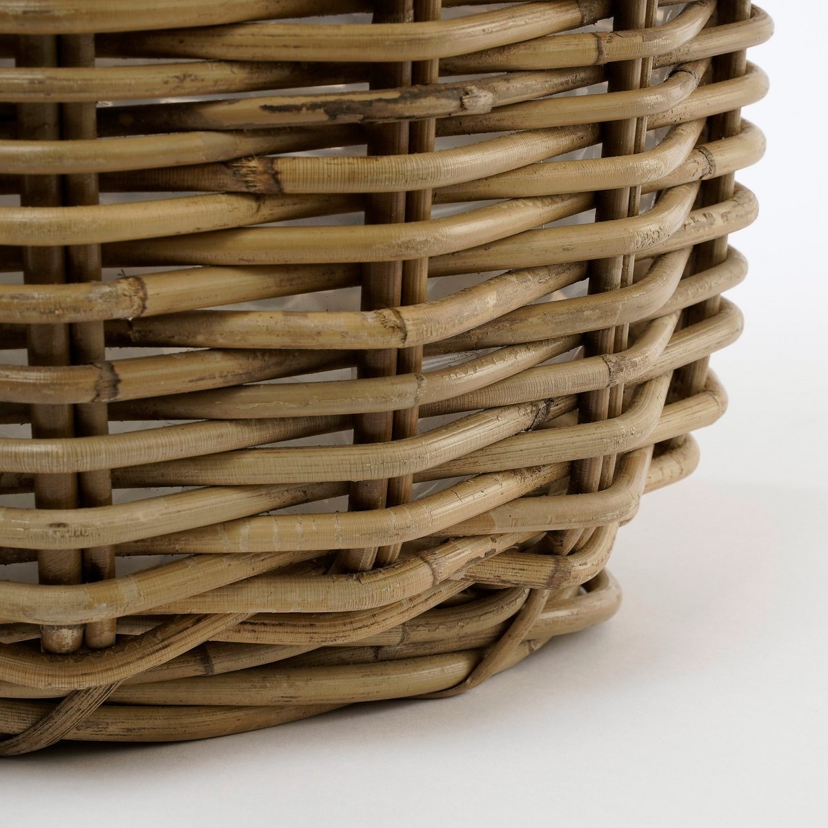 Marcia Outdoor-Pflanzkorb 3er-Set Rattan grau - Classic Floral