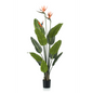Strelitzia Kunstpflanze 120cm mit Blüte