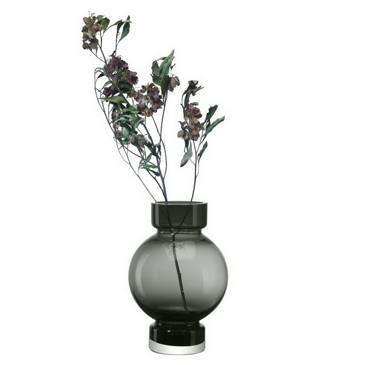 moderne kugelförmige Luxusvase ORURO – 9 mm dickes Glas