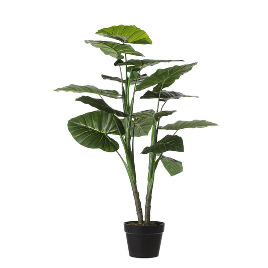 Künstliche Taro-Pflanze – H100 x Ø70 cm – Grün
