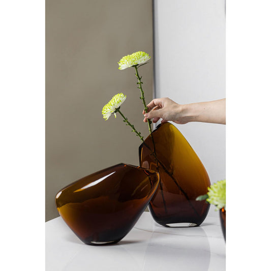 Innovative Designvase, kieselartige organische Form, KOOKY21AM