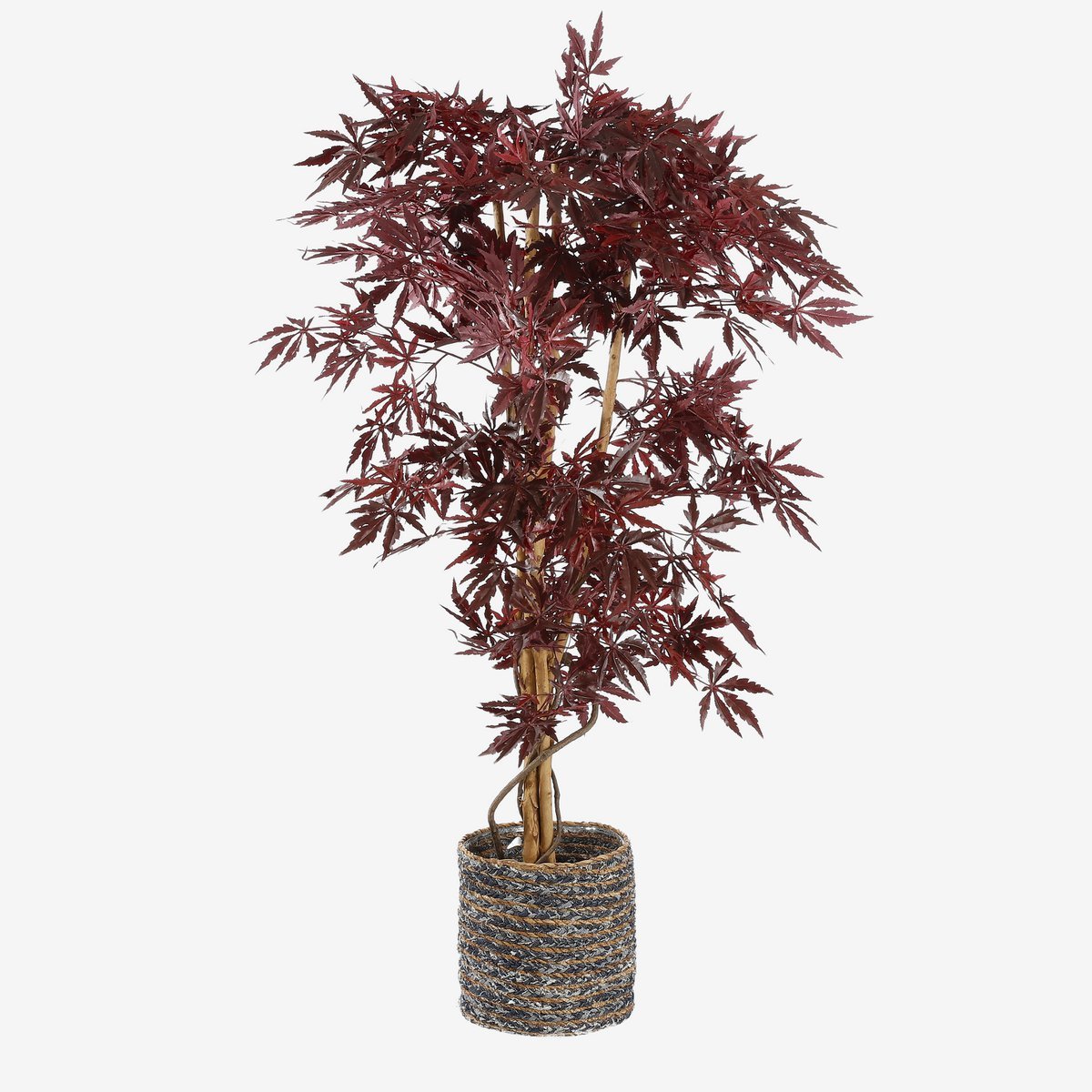 Künstliche Ahornpflanze - H140 x Ø80 cm - rot
