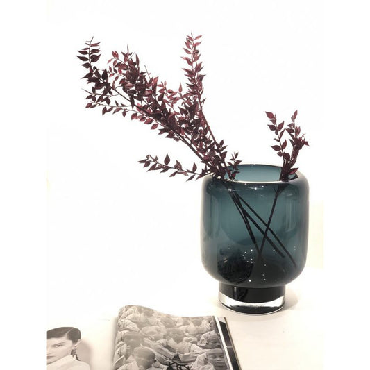 Vase moderner Klassiker aus dickem, reinem Qualitätsglas,Serie: ZADAR