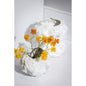 Keramikvase m. Rock-Look - Classic Floral
