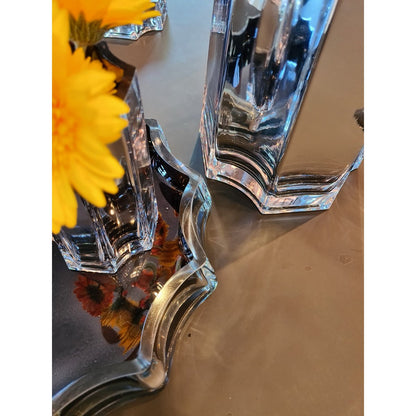Modern-klassische Luxusvase, stilvolles Design, LENOX 30 SILVER