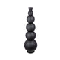 Bodenvase schwarz Rotonda H.76cm