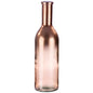 Glas Vase Douro Kupfer metallic