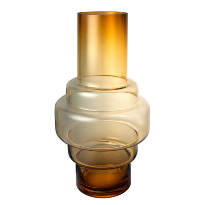 Dicke Glasvase im Retro-Stil XXL, Serie: TYLER 46AM, 9 mm dicke Glasluxus-Edition