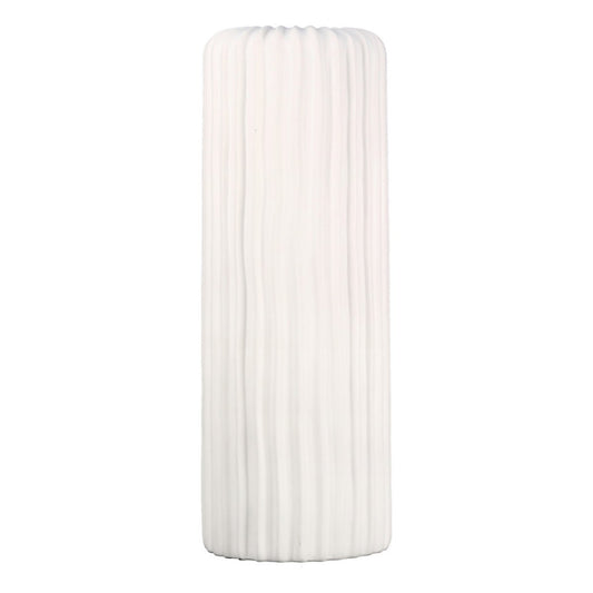Vase"Fjord"Kera.weiß matt