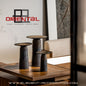 Keramikvase ULFUR ULF28 in Bronze-Schwarz - Classic Floral