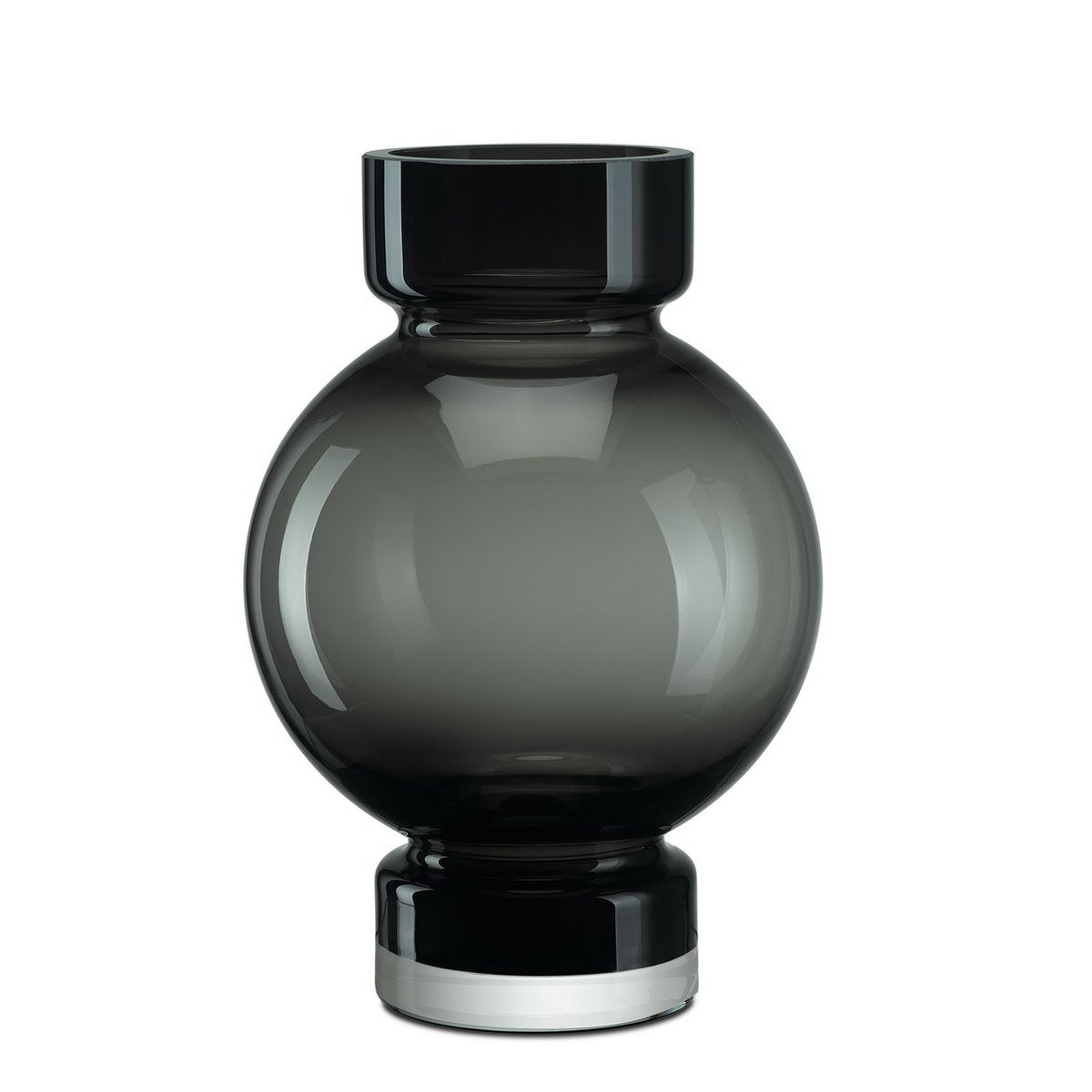 moderne kugelförmige Luxusvase ORURO – 9 mm dickes Glas