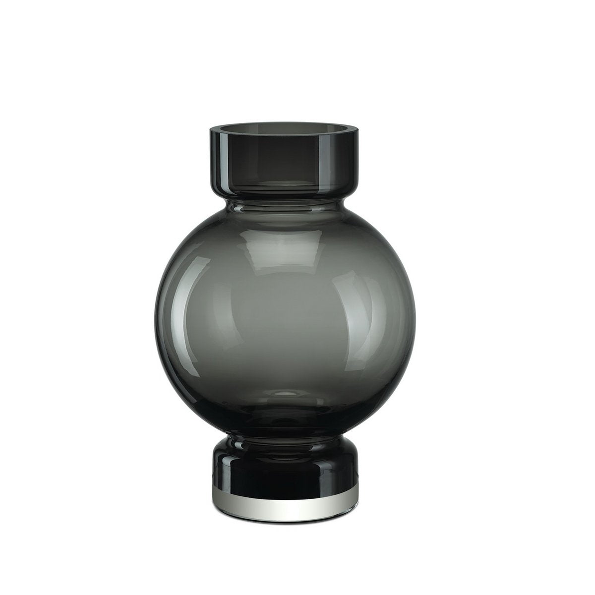 moderne kugelförmige Luxusvase ORURO – 9 mm dickes Glas