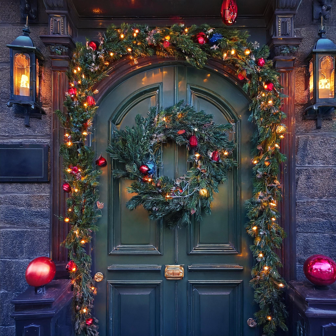 Anventskranz-classic floral