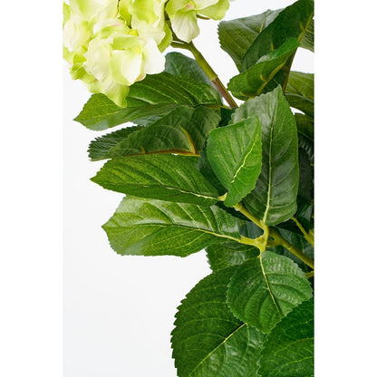 Künstliche Hortensienpflanze im Blumentopf Stan – H45 x Ø45 cm – Grün