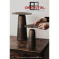 Hohe Keramikvase ULFUR ULF35 in Bronze-Schwarz - Classic Floral