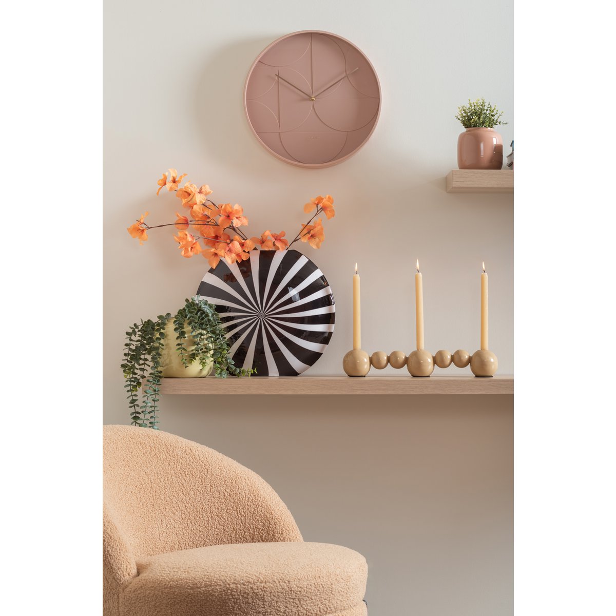 Vase Candy Swirl Groß