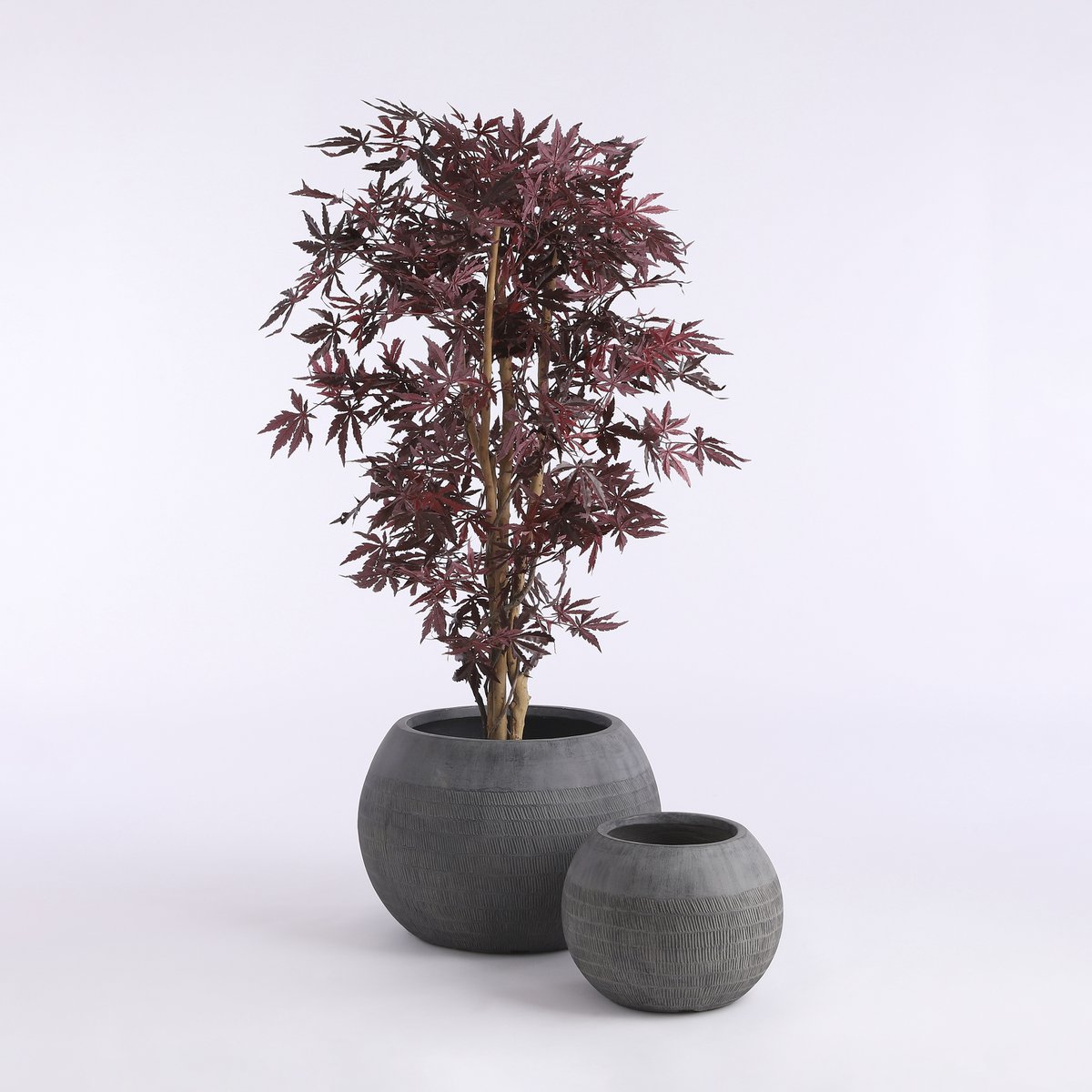 Künstliche Ahornpflanze - H140 x Ø80 cm - rot