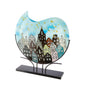 Vase rund Stadtlichter H.51cm