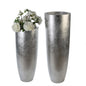 Pflanzgefäß Konus Silber 92 cm - Classic Floral