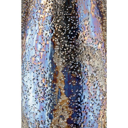 Metall Deko Vase "Pavone"