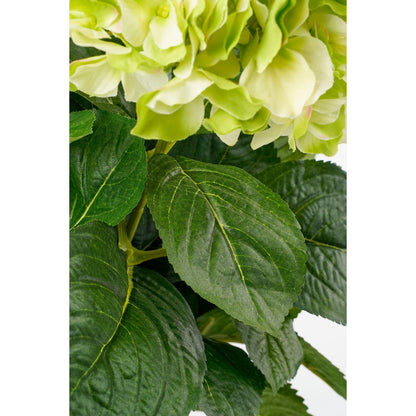 Künstliche Hortensienpflanze im Blumentopf Stan – H45 x Ø45 cm – Grün