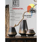 Keramik-Vase OTARU OTA35 in Bronze-Schwarz - Classic Floral