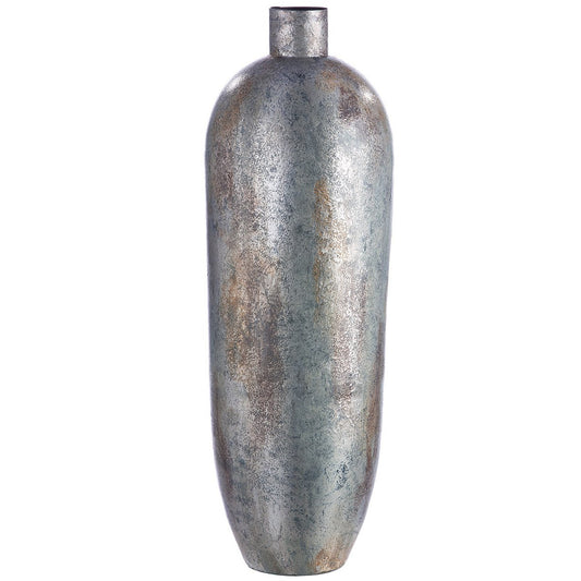 Vase groß Serenity, grau; silberfarben H.79 cm