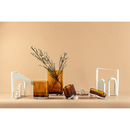 Neue große Schüssel oder Teller im modernen Design, inspiriert von CORAL und Aalto, COR08AM