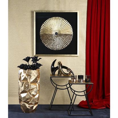 Pflanzgefäß"Big Nugget"gold H.90cm